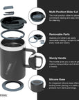 The Transit - 12 oz Mug with Sliding Lid